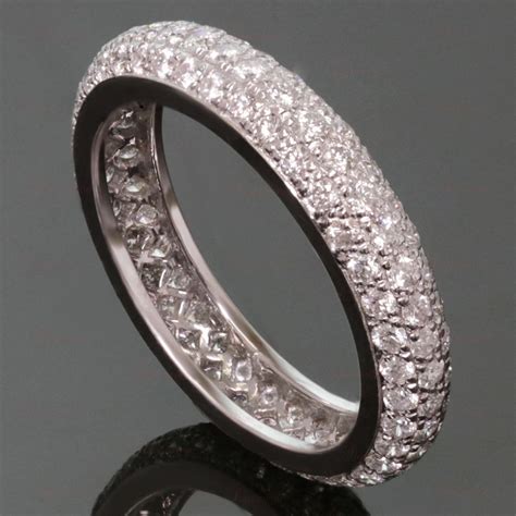 cartier wedding bands|cartier platinum diamond wedding band.